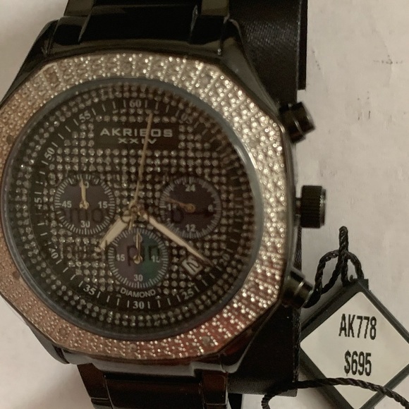 Watch Men’s Diamonds Chronograph - Picture 2 of 5